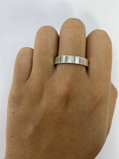 Anillo de Plata con Líneas Geométricas — Taxco 925 — foto 5