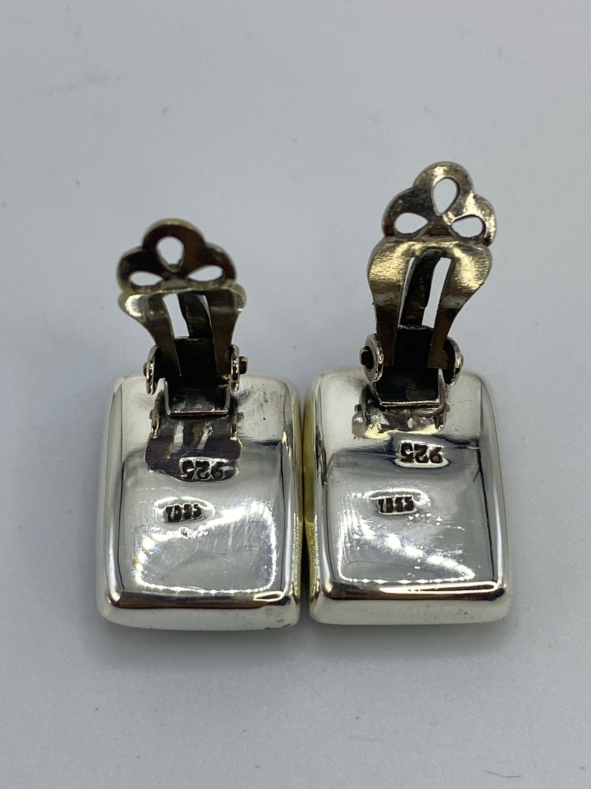 Aretes de Plata con Malaquita y Ojo de Tigre — Taxco 925 — foto 5