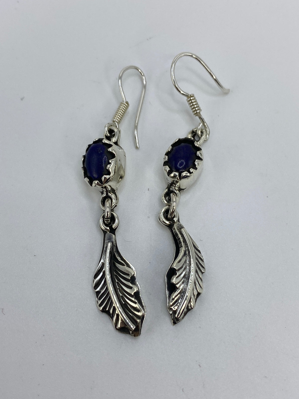 Aretes de Plata con Lapislázuli Azul — Taxco 925 — foto 5