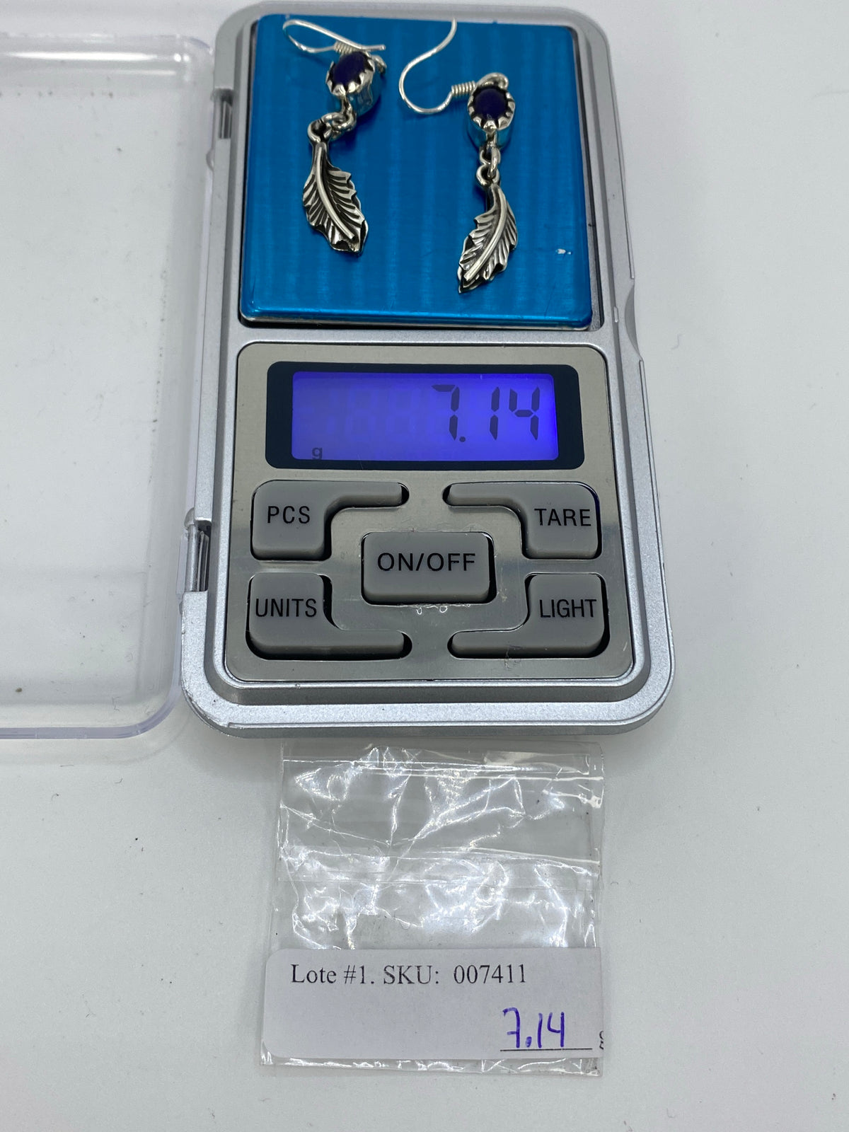 Aretes de Plata con Lapislázuli Azul — Taxco 925 — foto 6