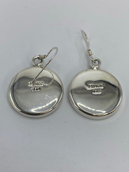 Aretes Calendario Azteca Coral Rosa Plata 925 — foto 5