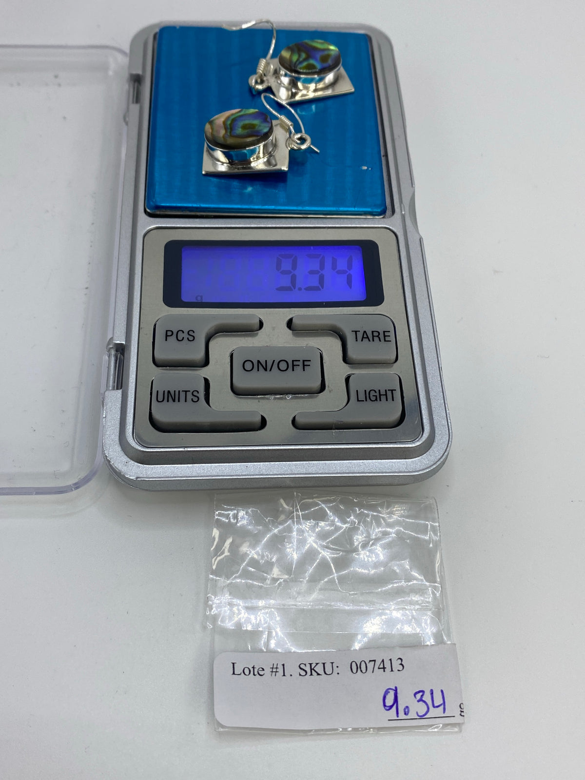Aretes de Plata con Concha de Abulón — Taxco 925 — foto 6