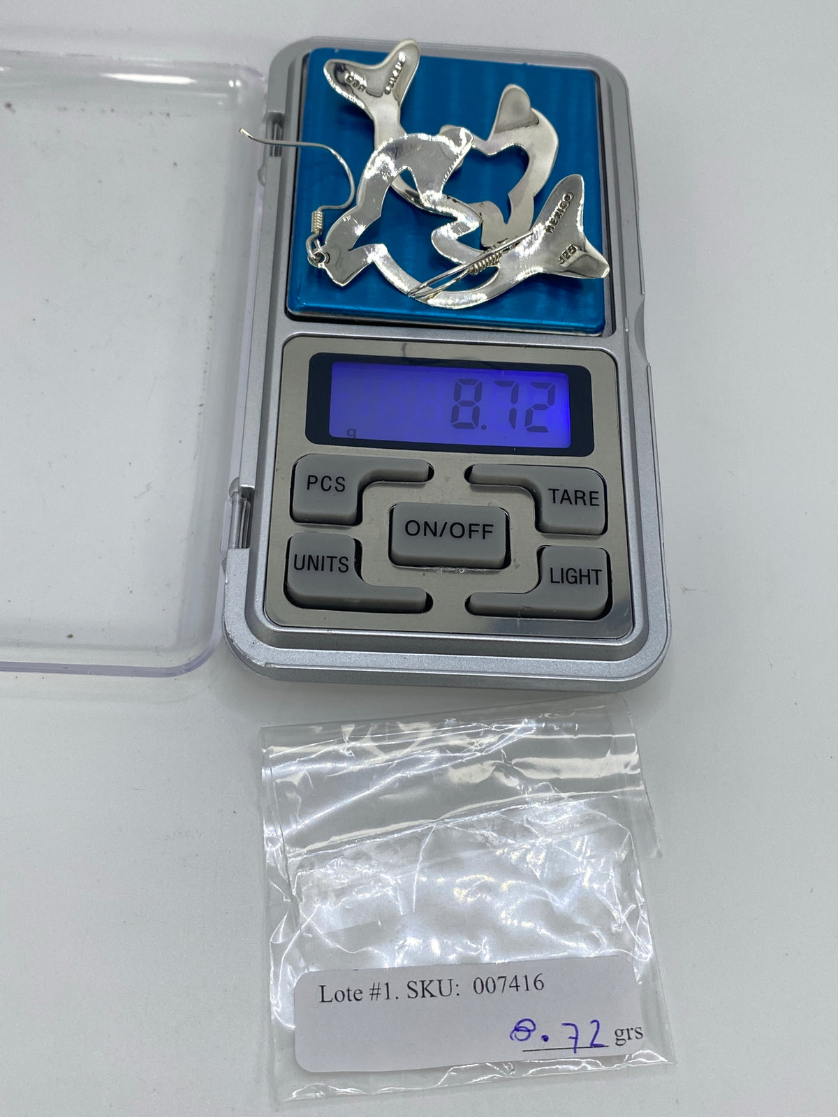 Aretes de Plata con Concha de Abulón — Taxco 925 — foto 6