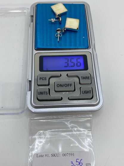 Aretes de Plata con Madre Perla — Taxco 925 — foto 6