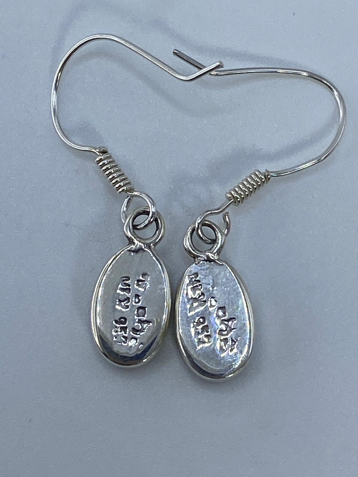 Aretes de Plata Ópalo de Fuego Verde — Taxco 950 — foto 5