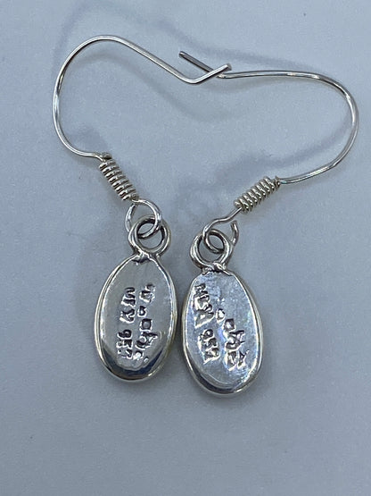 Aretes de Plata Ópalo de Fuego Verde — Taxco 950 — foto 5