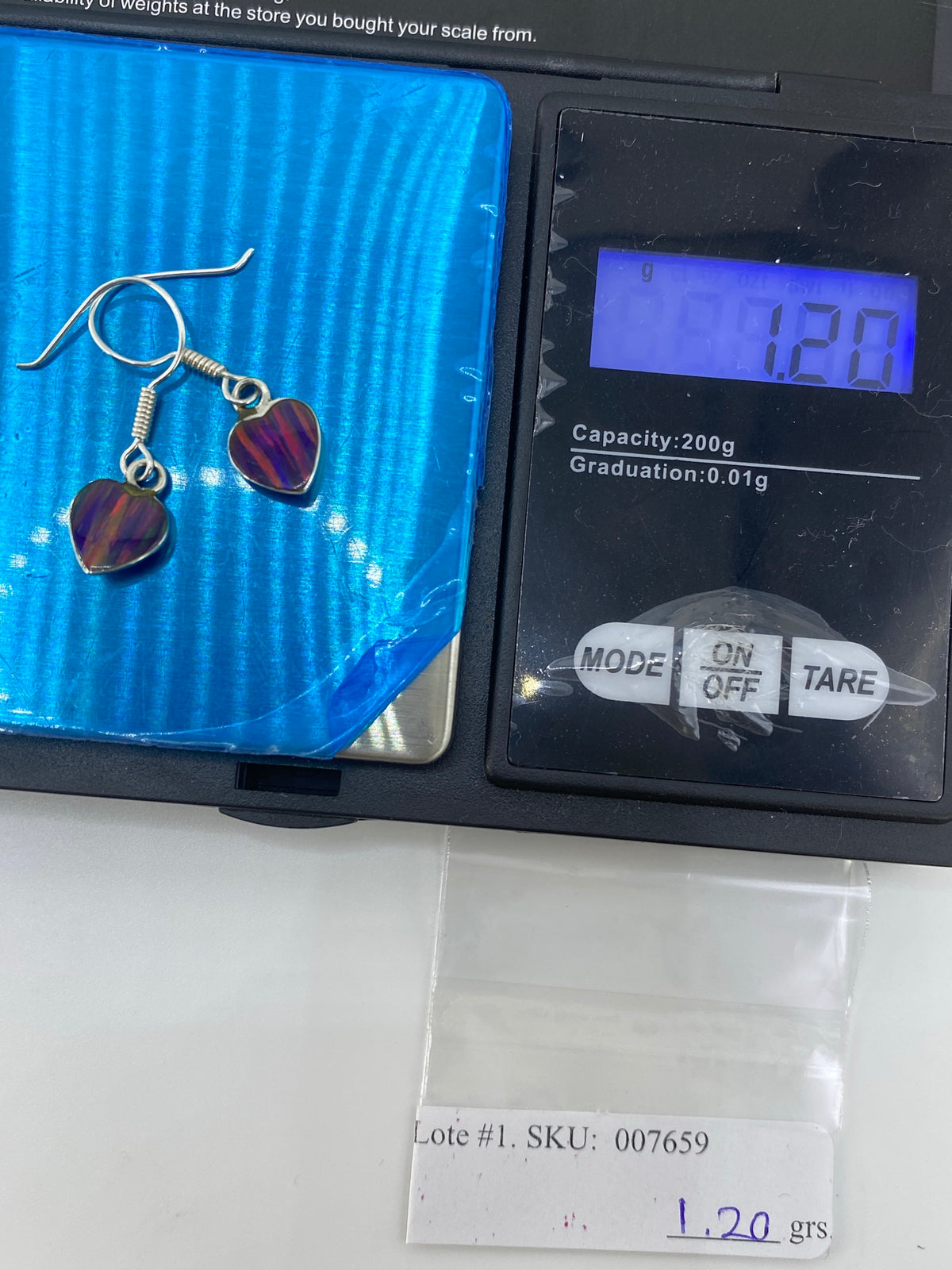 Aretes Plata Ópalo de Fuego Multicolor — Taxco 925 — foto 6