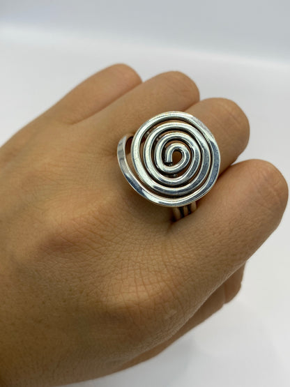 Anillo Espiral de Plata Calado — Taxco 925 — foto 6