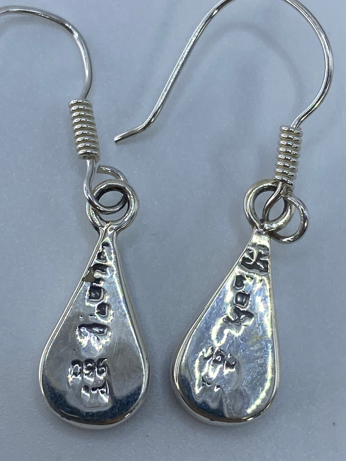 Aretes de Plata 950 con Ópalo de Fuego Rojo — Taxco — foto 5