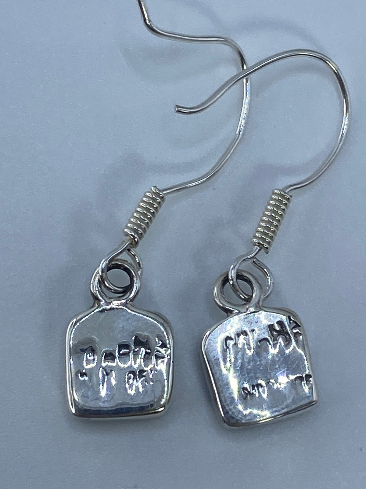 Aretes de Plata 950 con Ópalo de Fuego Verde — Taxco — foto 5