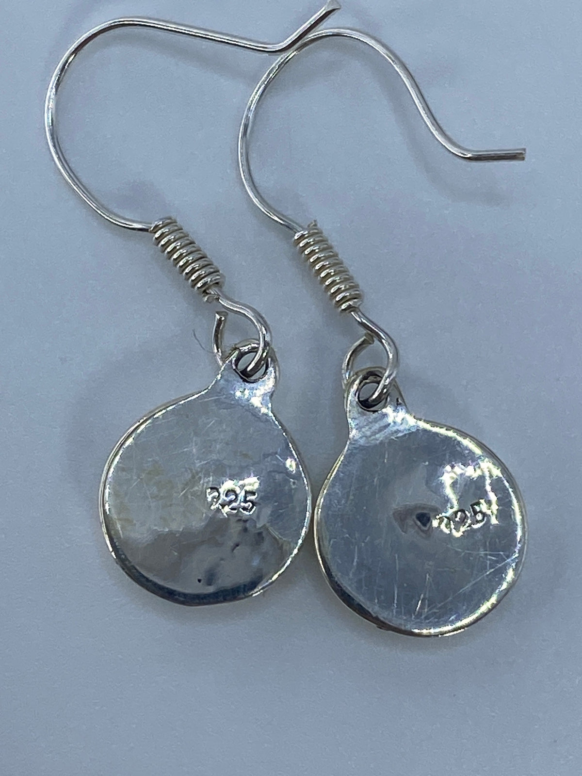 Aretes Plata 925 con Ópalo de Fuego Morada — Taxco — foto 5