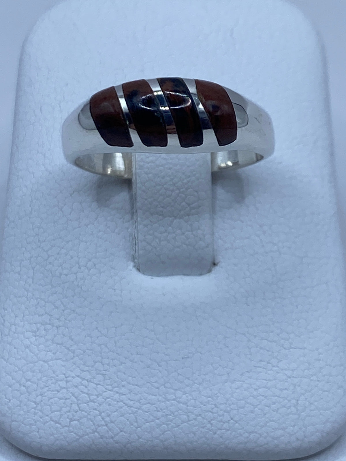 Anillo de Plata con Ojo de Tigre Cafe — Taxco 925 — foto 7
