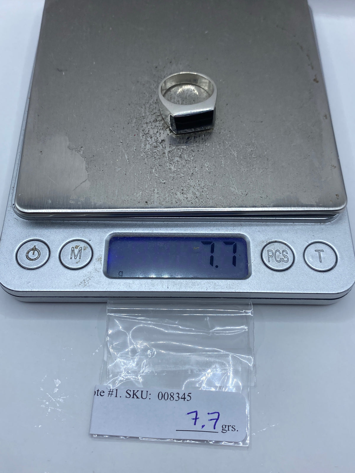 Anillo de Plata con Ónix Negro — Taxco 925 — foto 7