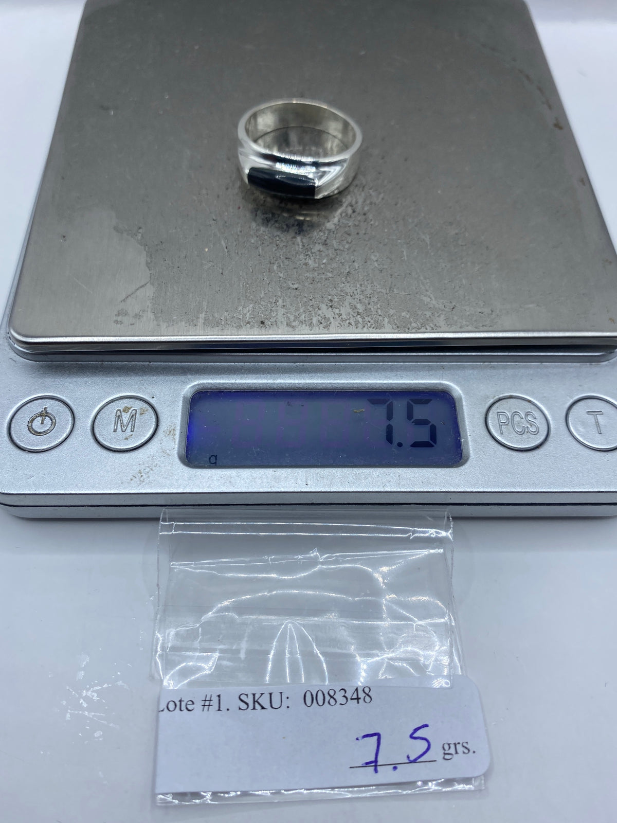 Anillo de Plata 925 con Ónix Negro — Taxco — foto 6