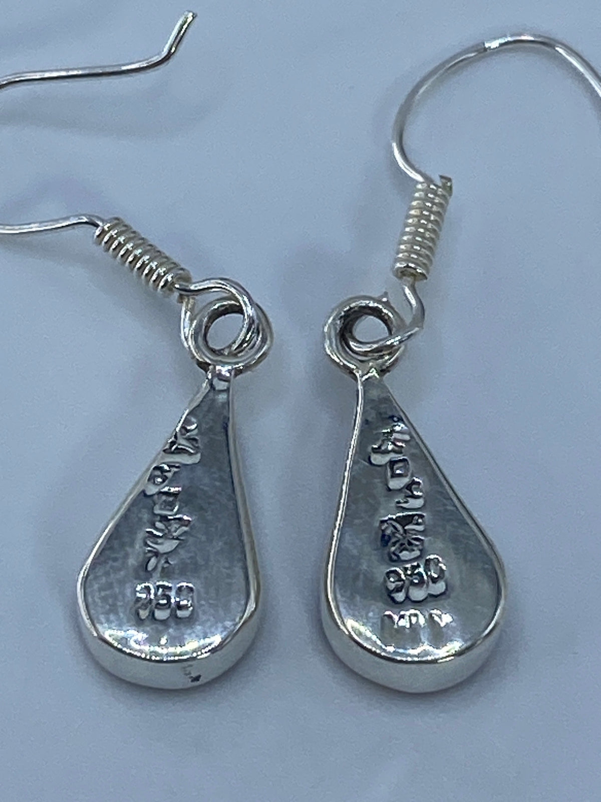 Aretes de Plata con Ópalo de Fuego Rojo — Taxco 950 — foto 5