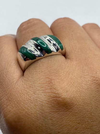 Anillo de Plata con Malaquita Verde — Taxco 925 — foto 6