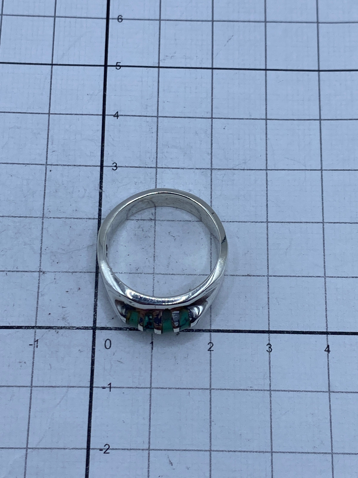 Anillo de Plata Turquesa Azul Cielo — Taxco 925 — foto 10