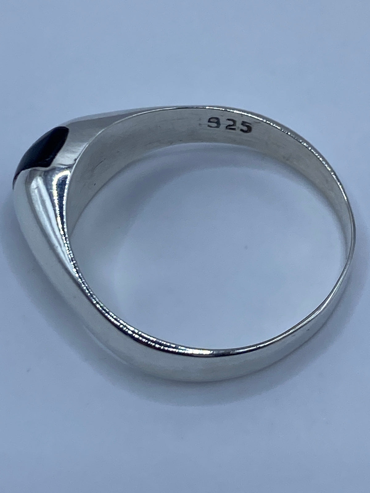 Anillo de Plata Ónix Negro — Taxco 925 Minimalista — foto 5