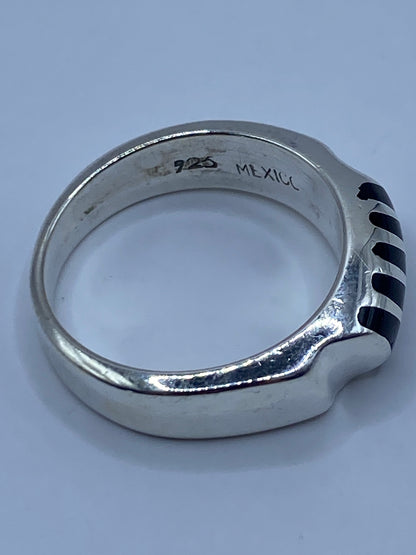 Anillo de Plata con Ónix Negro — Taxco 925 — foto 5