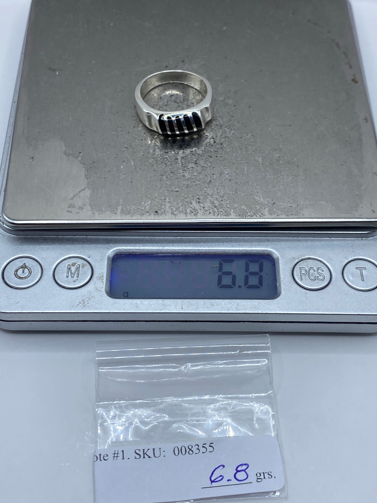 Anillo de Plata con Ónix Negro — Taxco 925 — foto 6