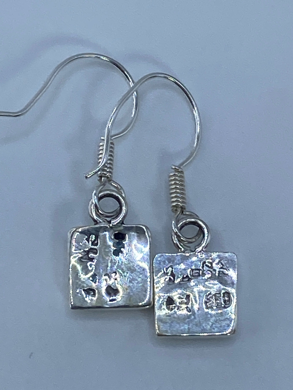 Aretes Plata Ópalo de Fuego Verde Olivo — Taxco 925 — foto 5