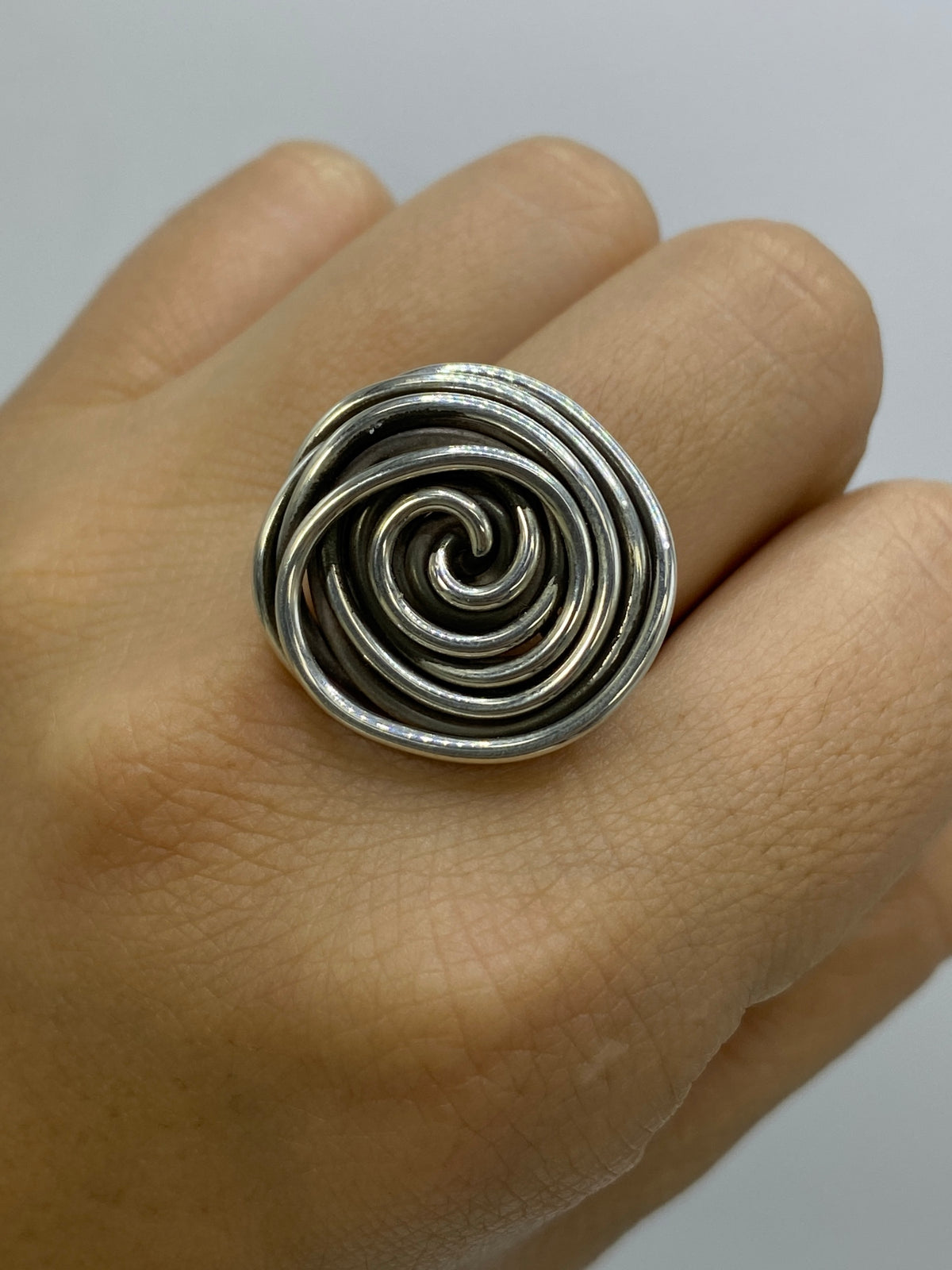 Anillo Giratorio de Plata Calado — Taxco 925 — foto 6