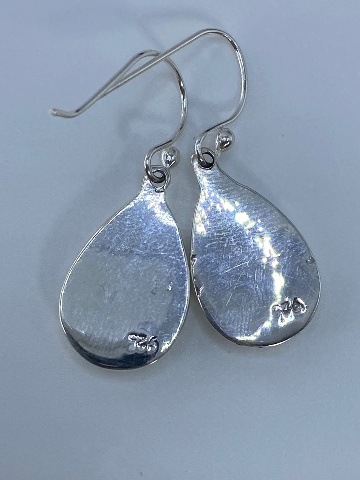 Aretes de Plata con Ópalo de Fuego Multicolor — Taxco 925 — foto 5