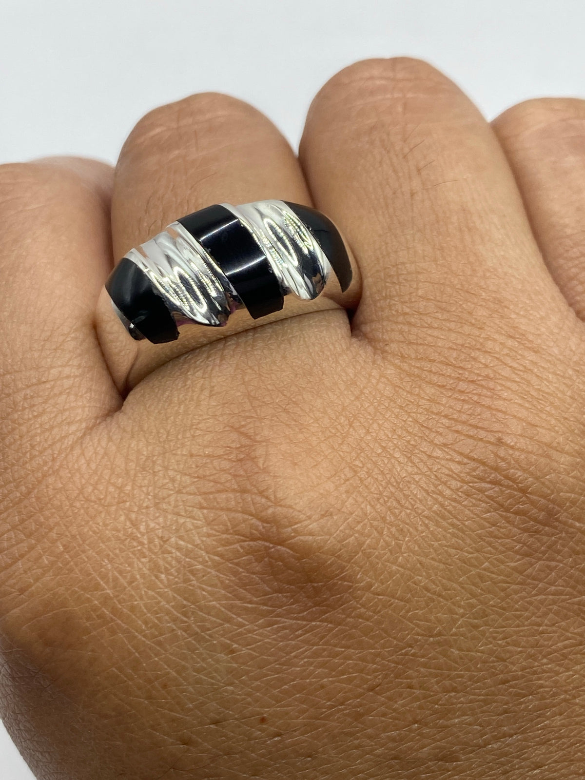 Anillo de Plata con Ónix Negro — Taxco 925 — foto 6