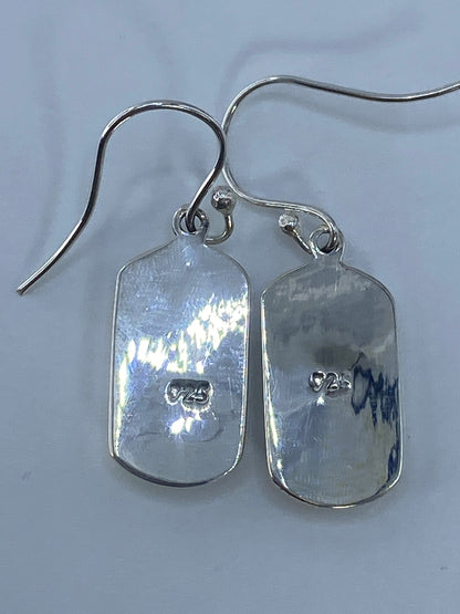 Aretes de Plata con Ópalo de Fuego Verde — Taxco 925 — foto 5