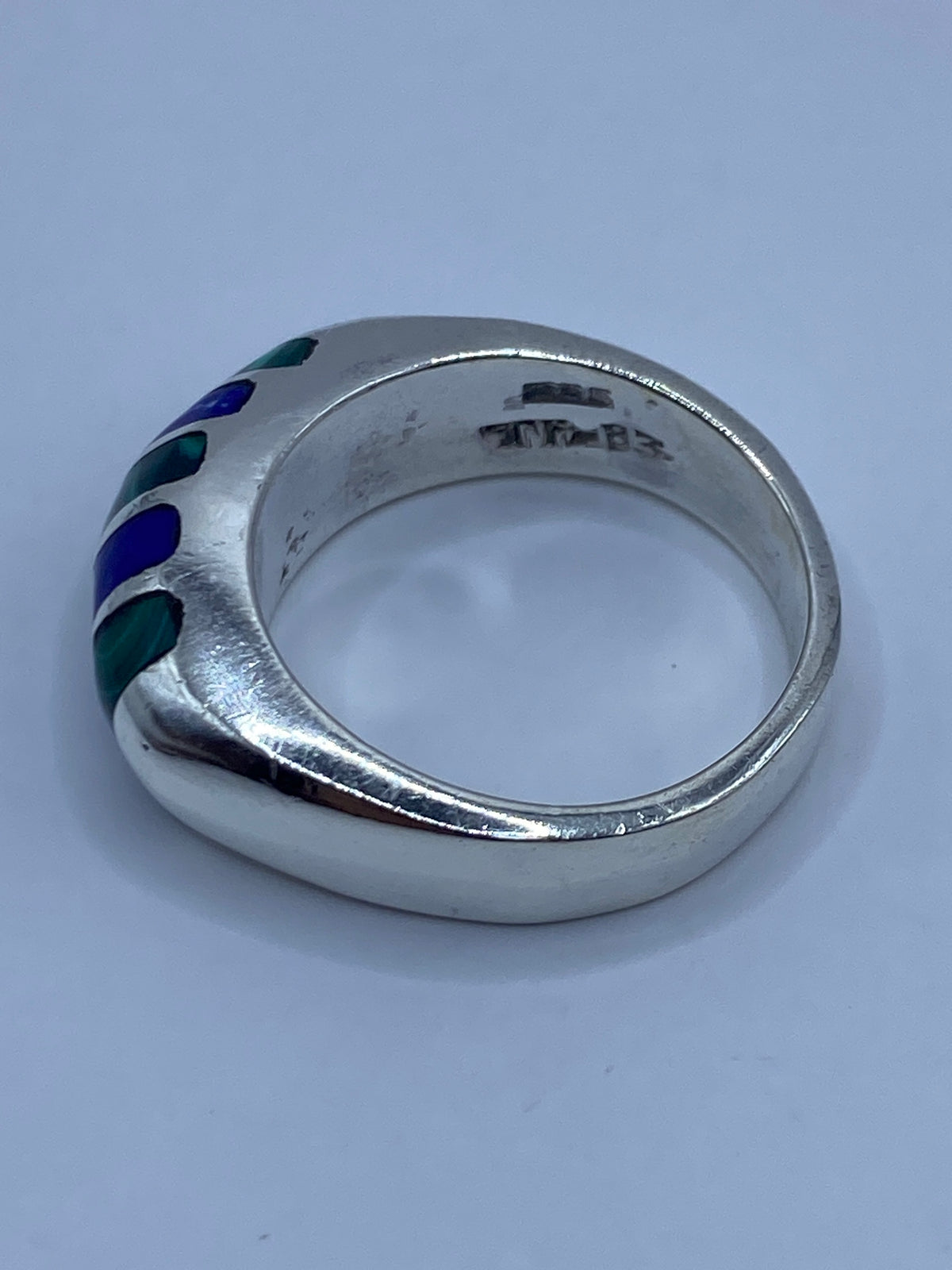 Anillo de Plata 925 con Malaquita Verde — Taxco — foto 5