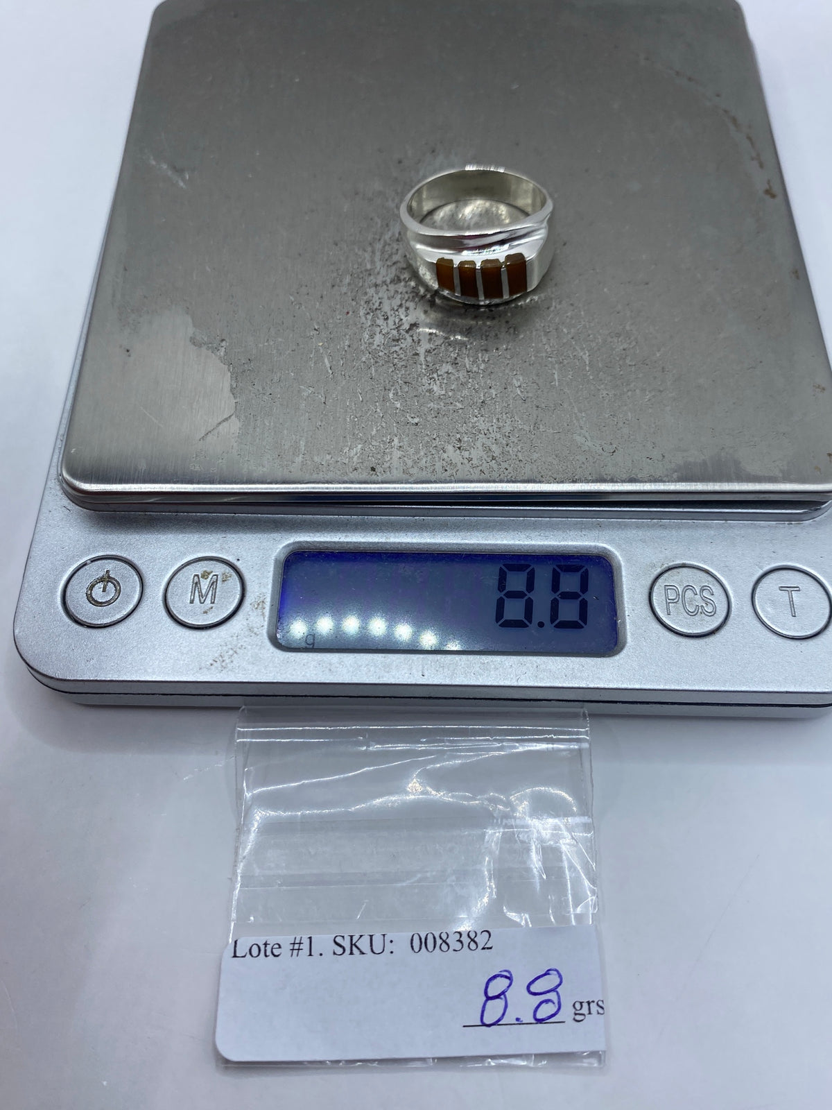Anillo de Plata 925 con Ojo de Tigre — Taxco — foto 7