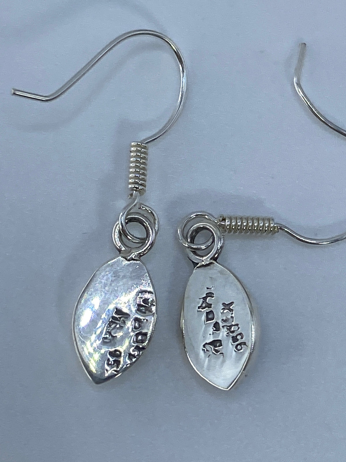 Aretes de Plata con Ópalo de Fuego Verde — Taxco 950 — foto 5