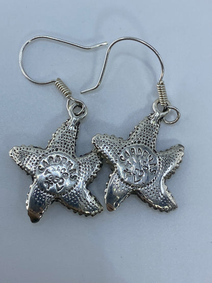 Aretes de Plata Estrella Marina Ópalo de Fuego — Taxco 950 — foto 5