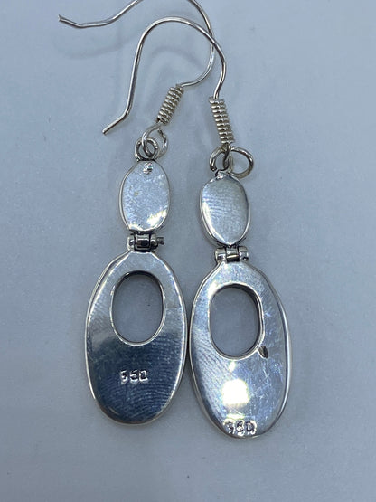 Aretes de Plata con Ópalo de Fuego — Taxco 925 — foto 5
