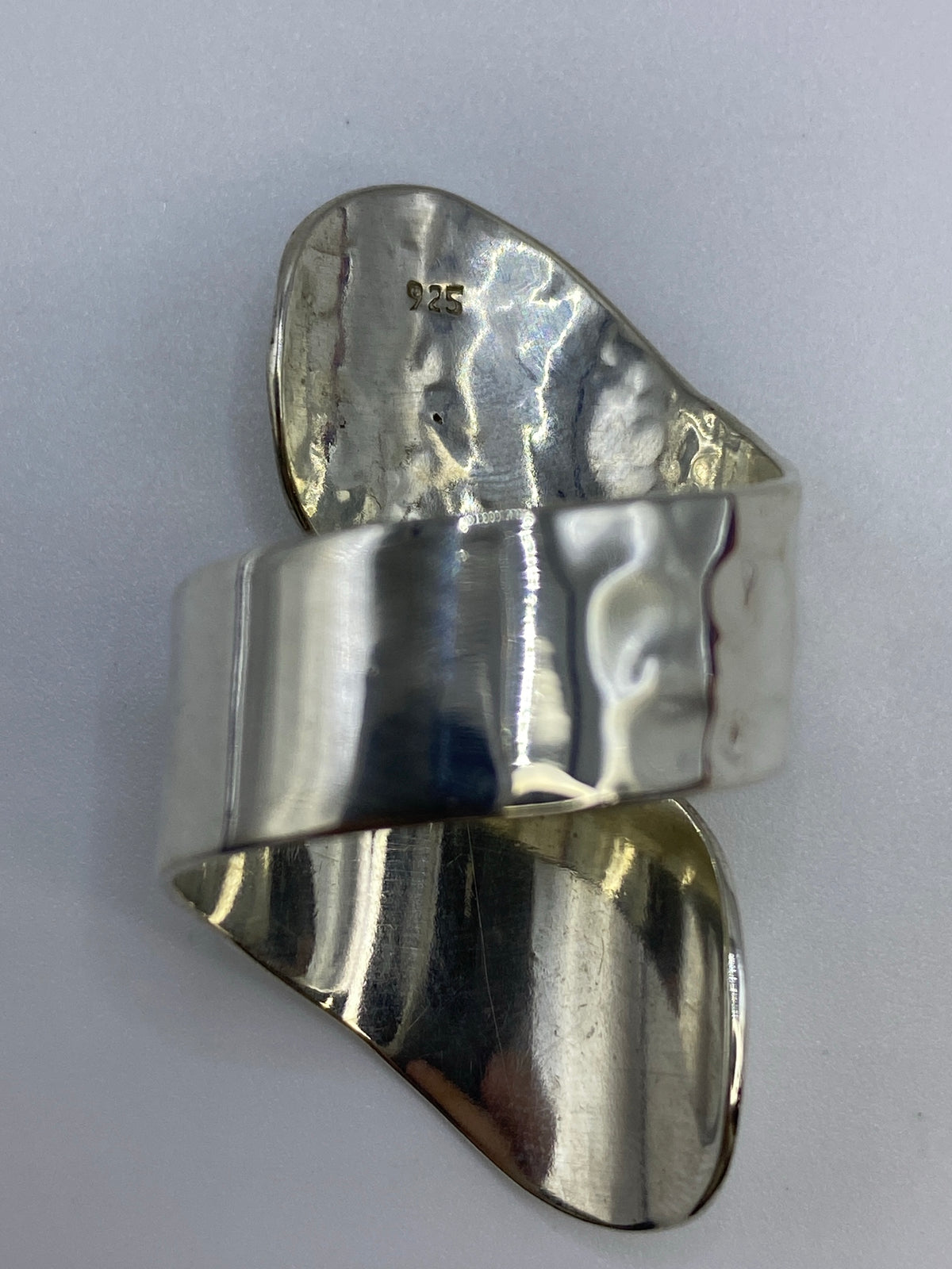 Anillo de Plata Repujado Ondulante — Taxco 925 — foto 5
