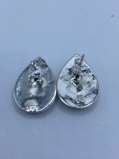 Aretes de Plata Ópalo de Fuego Multicolor — Taxco 925 — foto 5