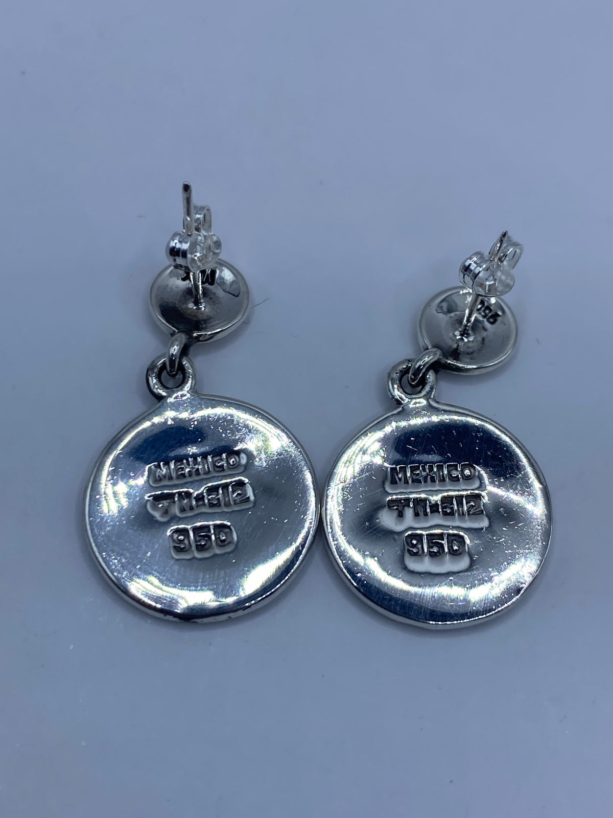 Aretes Pirámide Azteca Ópalo Fuego Plata 950 — Taxco — foto 5