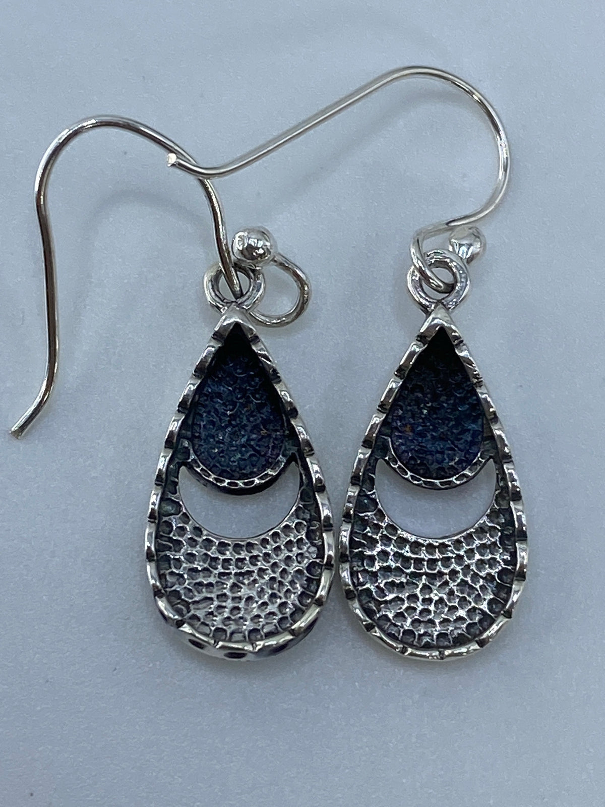 Aretes Plata Ópalo de Fuego Verde Olivo — Taxco 925 — foto 5