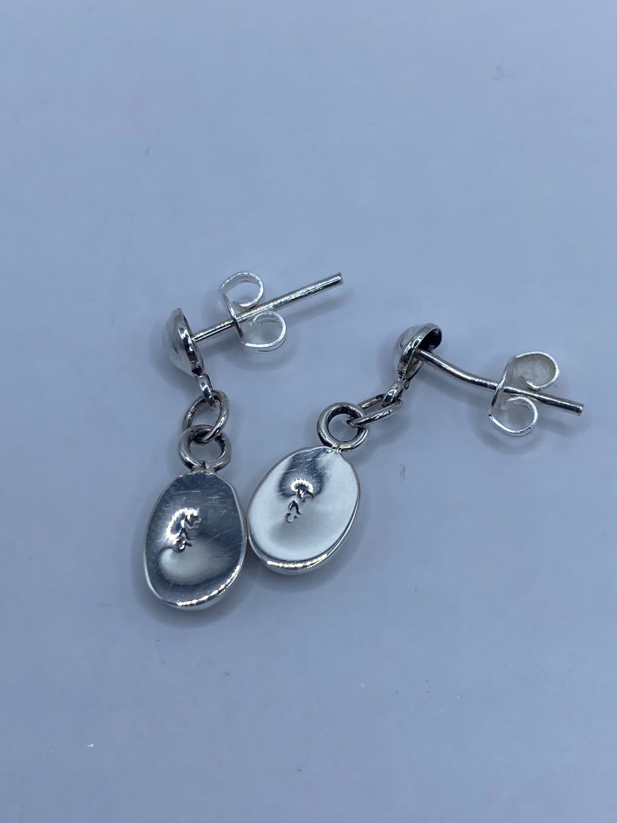 Aretes de Plata con Ópalo de Fuego Rosa — Taxco 925 — foto 5