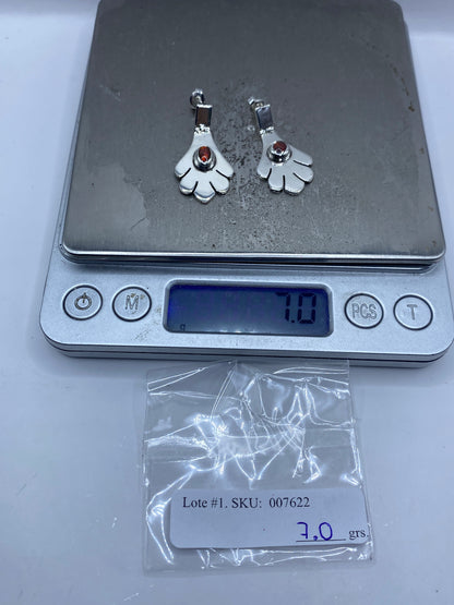 Aretes Plata Ópalo de Fuego Floral — Taxco 925 — foto 6