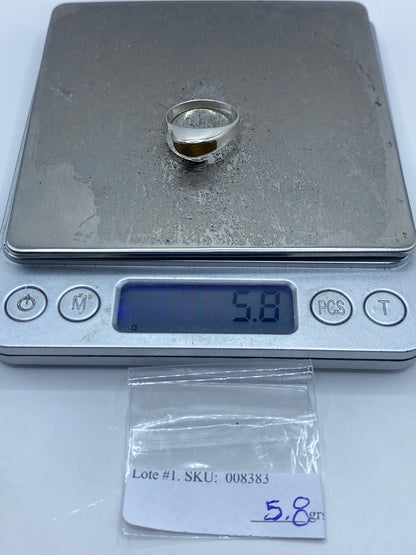 Anillo de Plata con Ojo de Tigre Café — Taxco 925 — foto 7