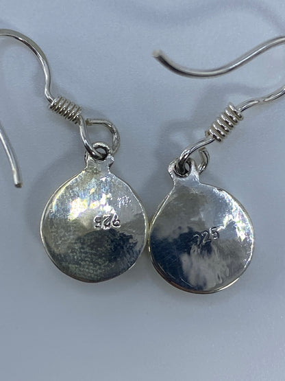 Aretes de Plata con Ópalo de Fuego — Taxco 925 — foto 5