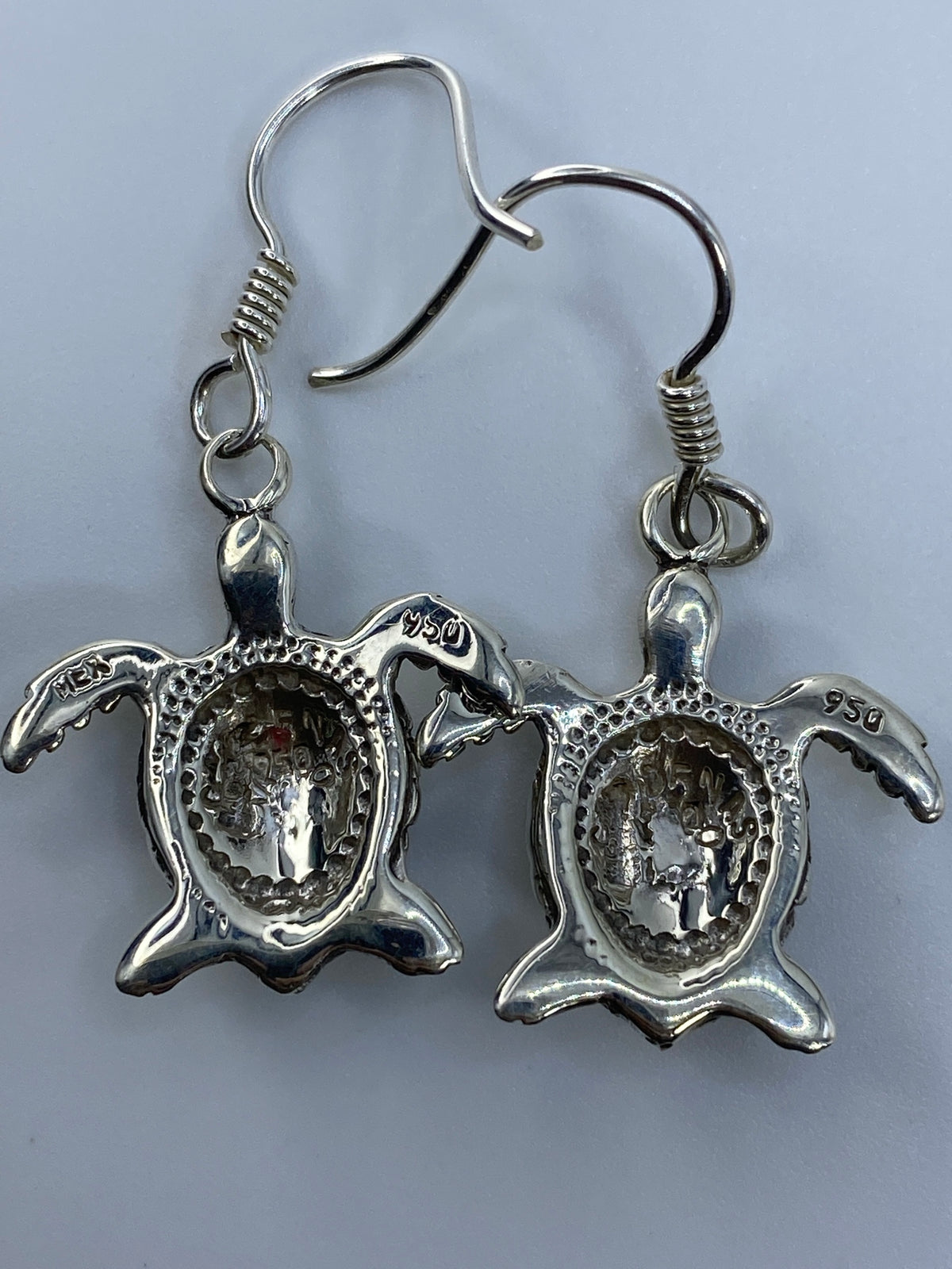 Aretes de Plata con Ópalo de Fuego Multicolor — Taxco 950 — foto 5
