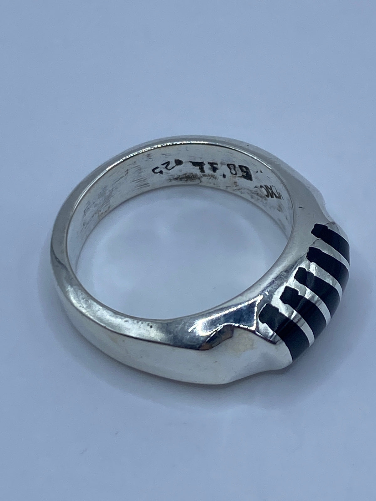 Anillo de Plata Ónix Negro Engastado — Taxco 925 — foto 5