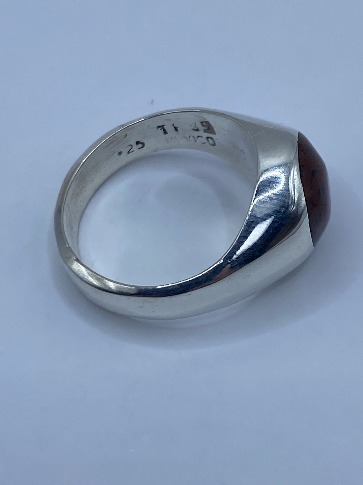 Anillo de Plata Ojo de Tigre Café — Taxco 925 — foto 5