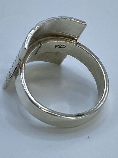 Anillo de Plata Repujado Geométrico — Taxco 925 — foto 5
