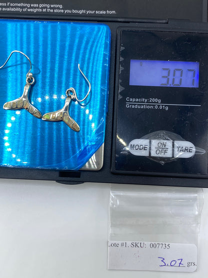 Aretes Plata con Ópalo de Fuego — Taxco 925 — foto 6