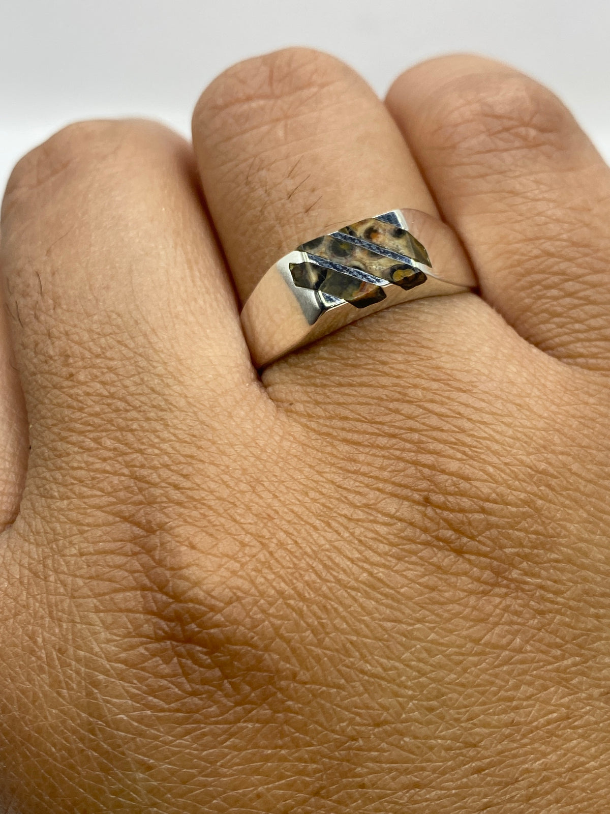 Anillo de Plata 925 con Piedra Café — Taxco — foto 6