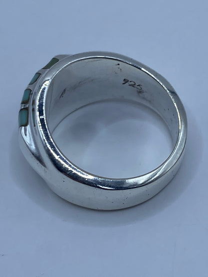 Anillo de Plata 925 con Turquesa Azul Cielo — Taxco — foto 5