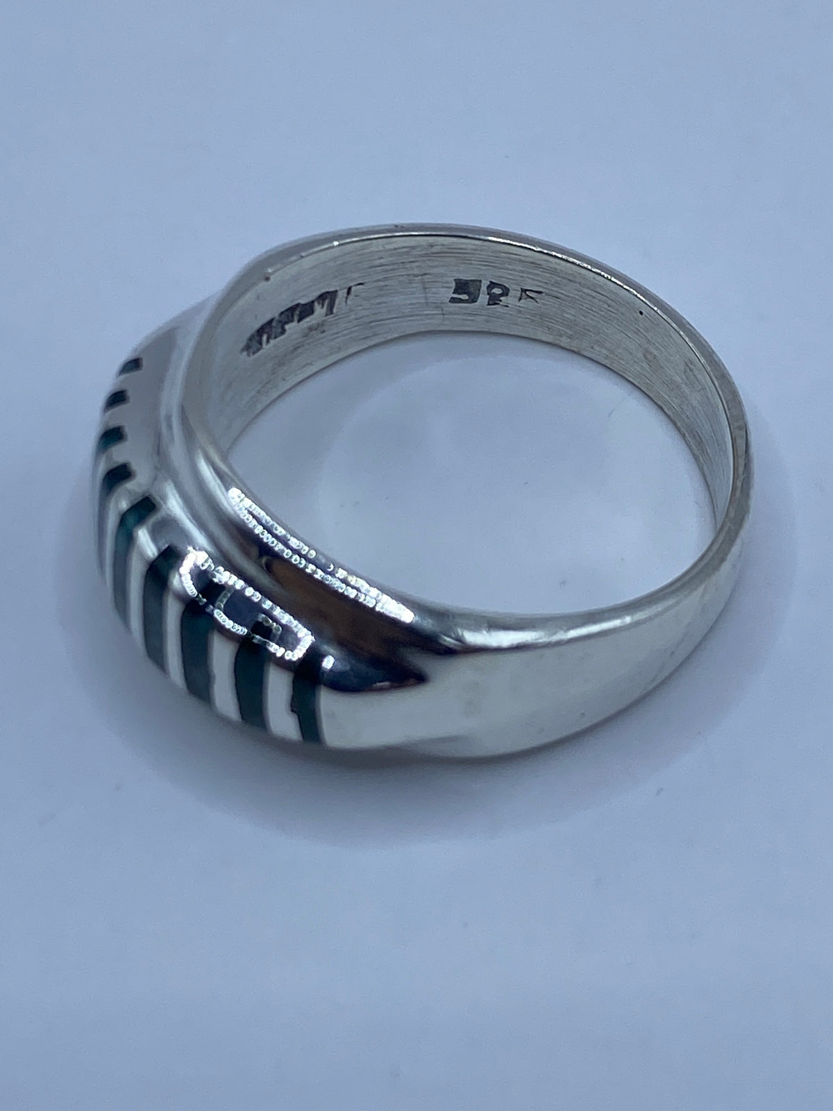 Anillo de Plata con Turquesa y Malaquita — Taxco 925 — foto 5